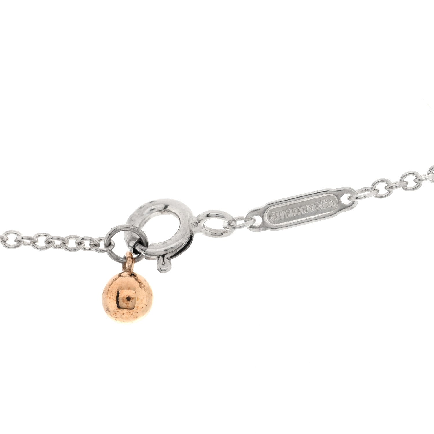Tiffany Sterling Silver 18K Rose Gold Prasiolite Return to Tiffany Love Bugs Ladybug Necklace 4 of 5