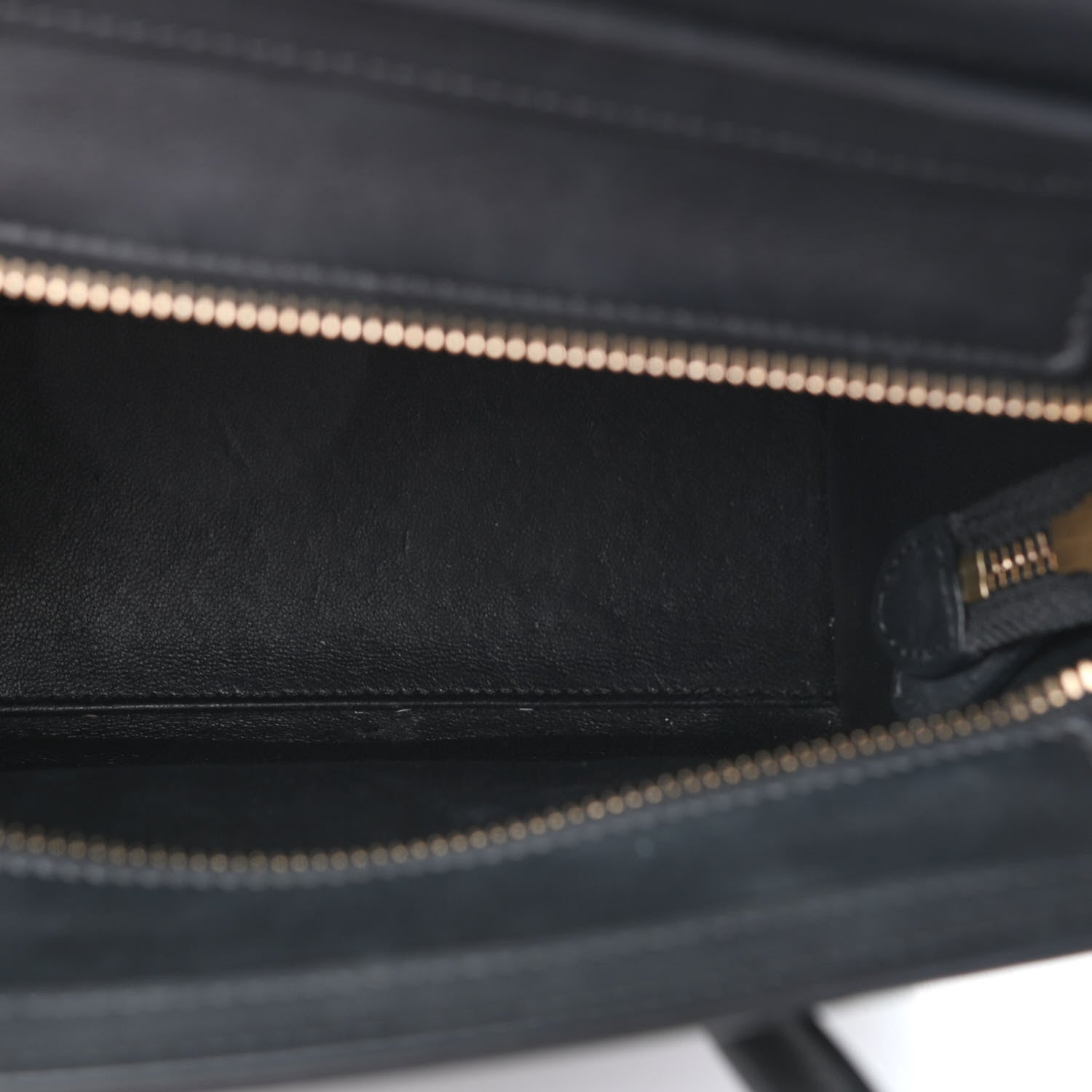 Celine Smooth Calfskin Nano Luggage Black 5 of 9