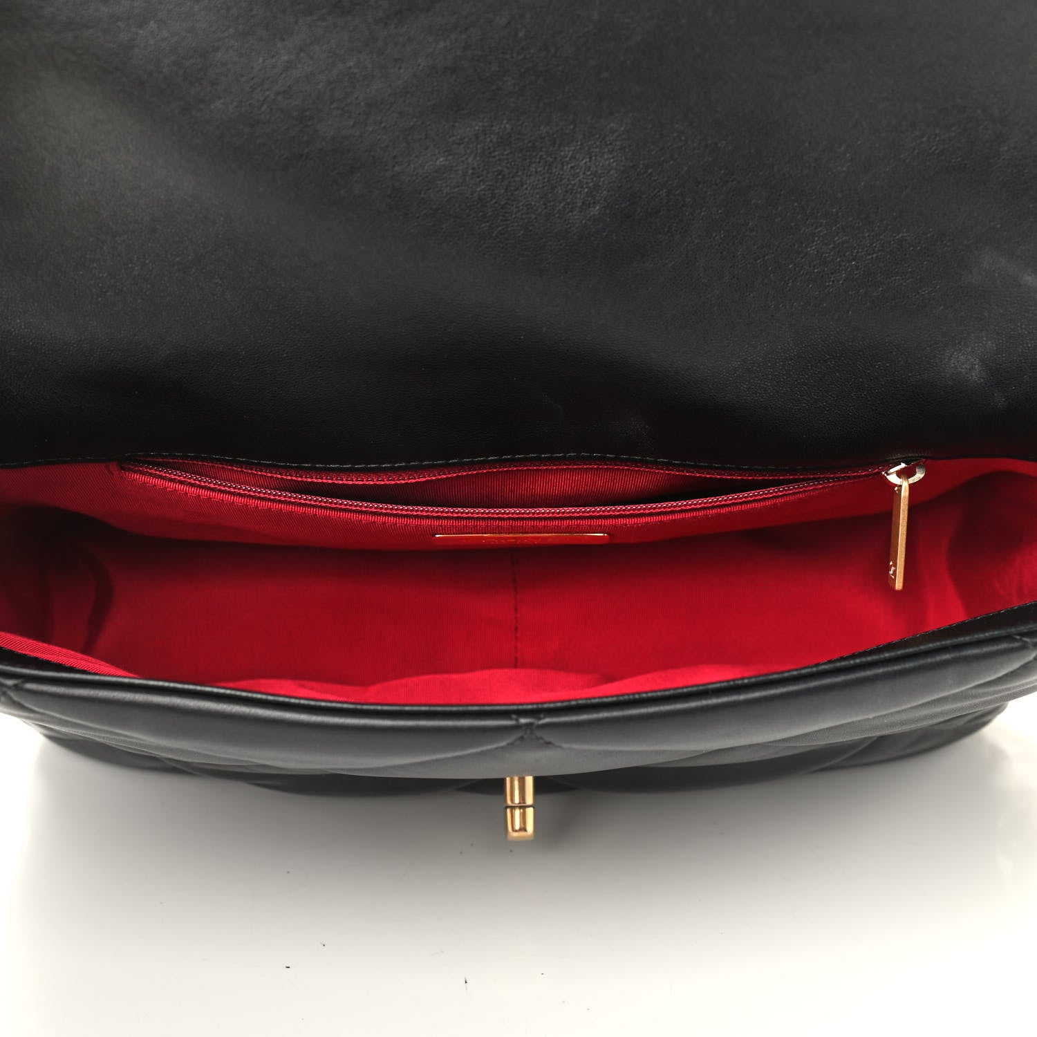Chanel Lambskin Quilted Large Chanel 19 Flap Black 5 of 9