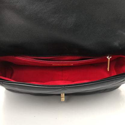 Chanel Lambskin Quilted Large Chanel 19 Flap Black 5 of 9