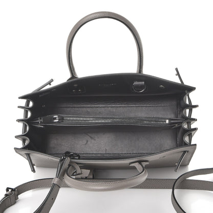 Saint Laurent Grained Calfskin Baby Sac De Jour Grey 6 of 9