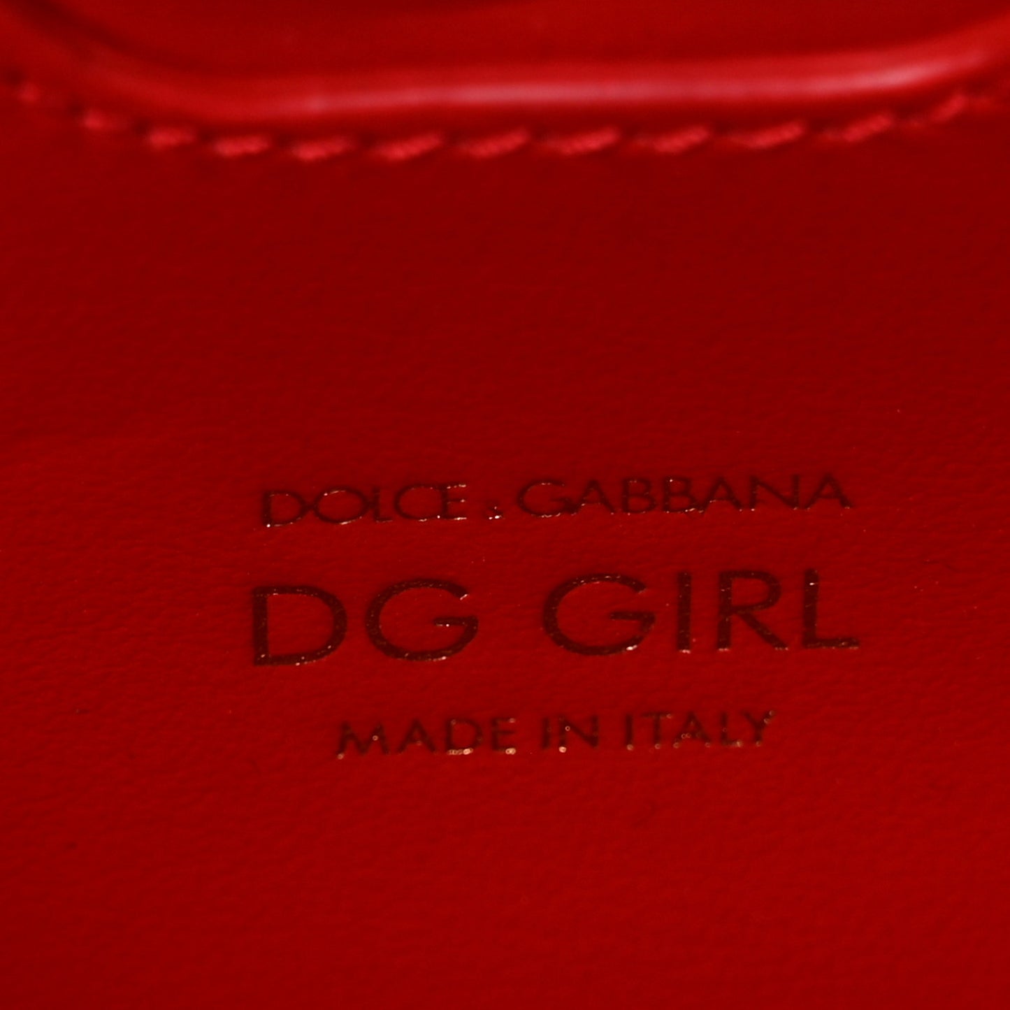 Nappa DG Girls Belt Bag 90 36 Red