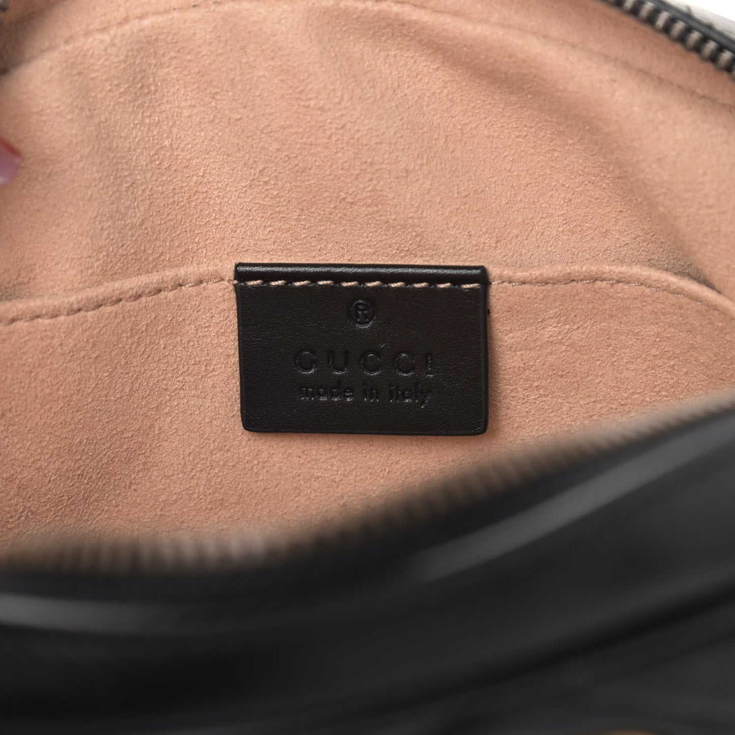 Calfskin Matelasse GG Marmont Belt Bag 95 38 Black