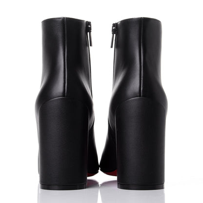 Christian Louboutin Calfskin Turela 85 Ankle Boots 36.5 Black 6 of 10