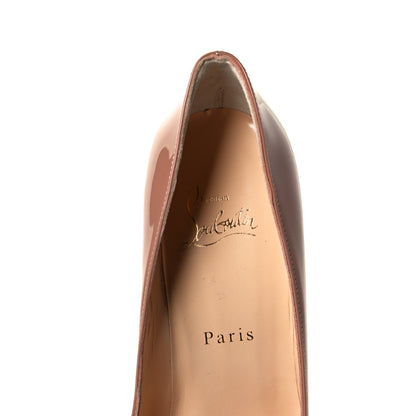 Christian Louboutin Patent Pigalle 100 Pumps 38 Nude 4 of 10