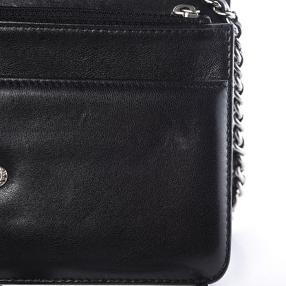 Chanel Lambskin Timeless CC Wallet On Chain WOC Black 15 of 29