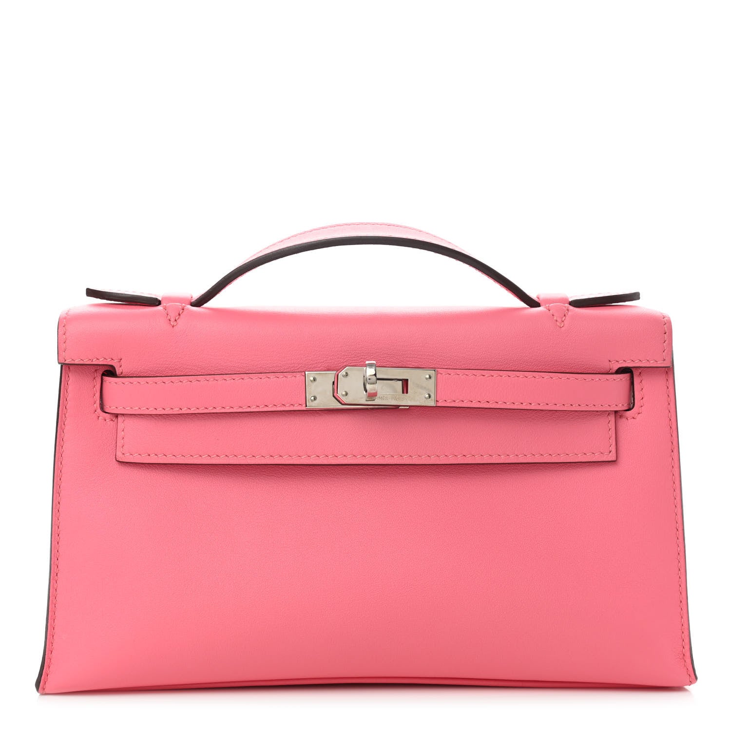Hermes Swift Kelly Pochette Clutch Rose Azalee 1 of 7