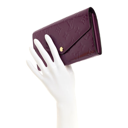 Louis Vuitton Vernis Sarah Wallet NM Amethyste 2 of 6