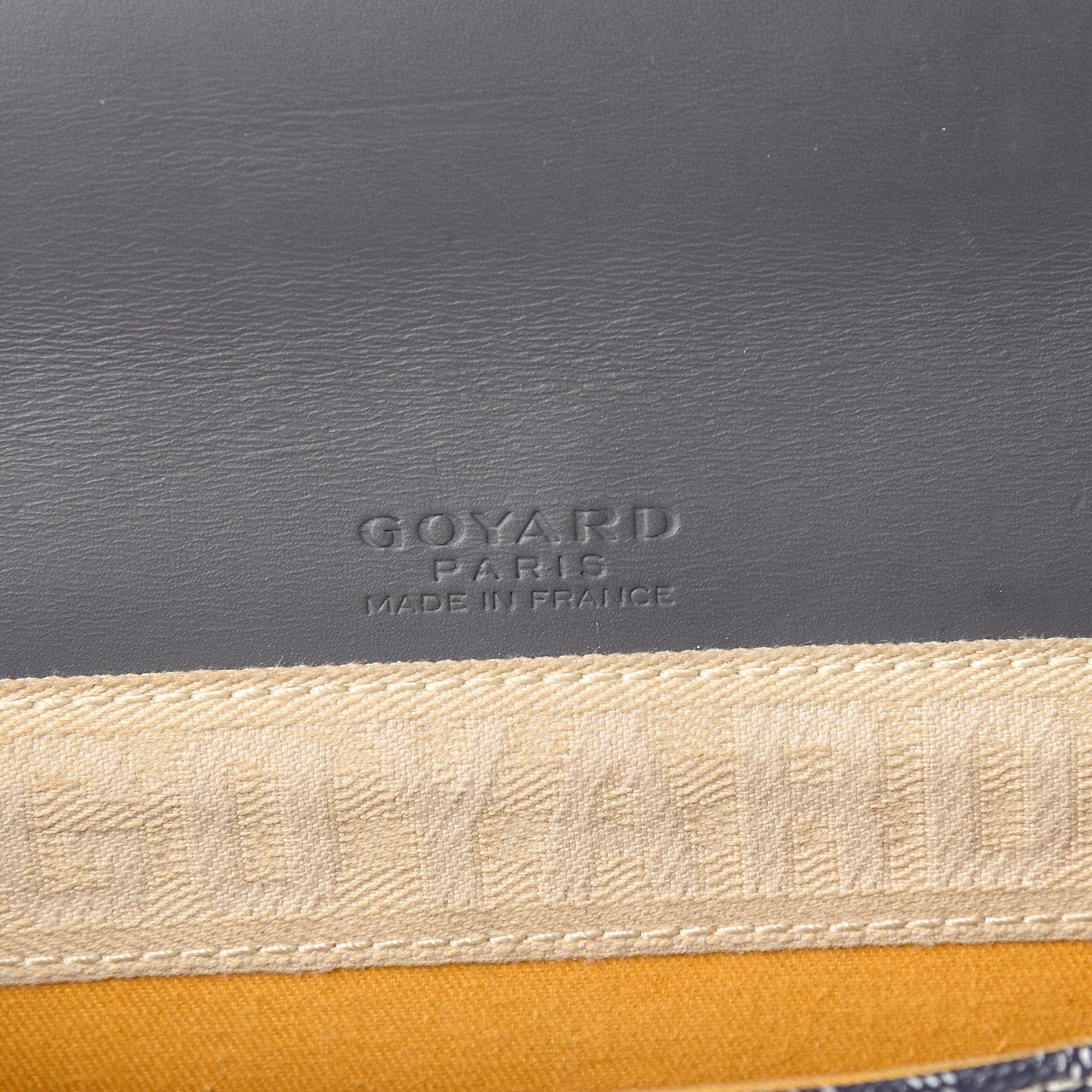 Goyard Goyardine Monte Carlo Bois Clutch Grey 5 of 7