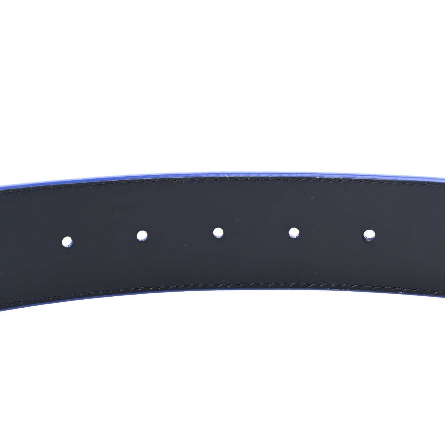 Louis Vuitton Taurillon Illusion 40mm LV Initiales Reversible Belt 95 38 Bleu Vert 4 of 4