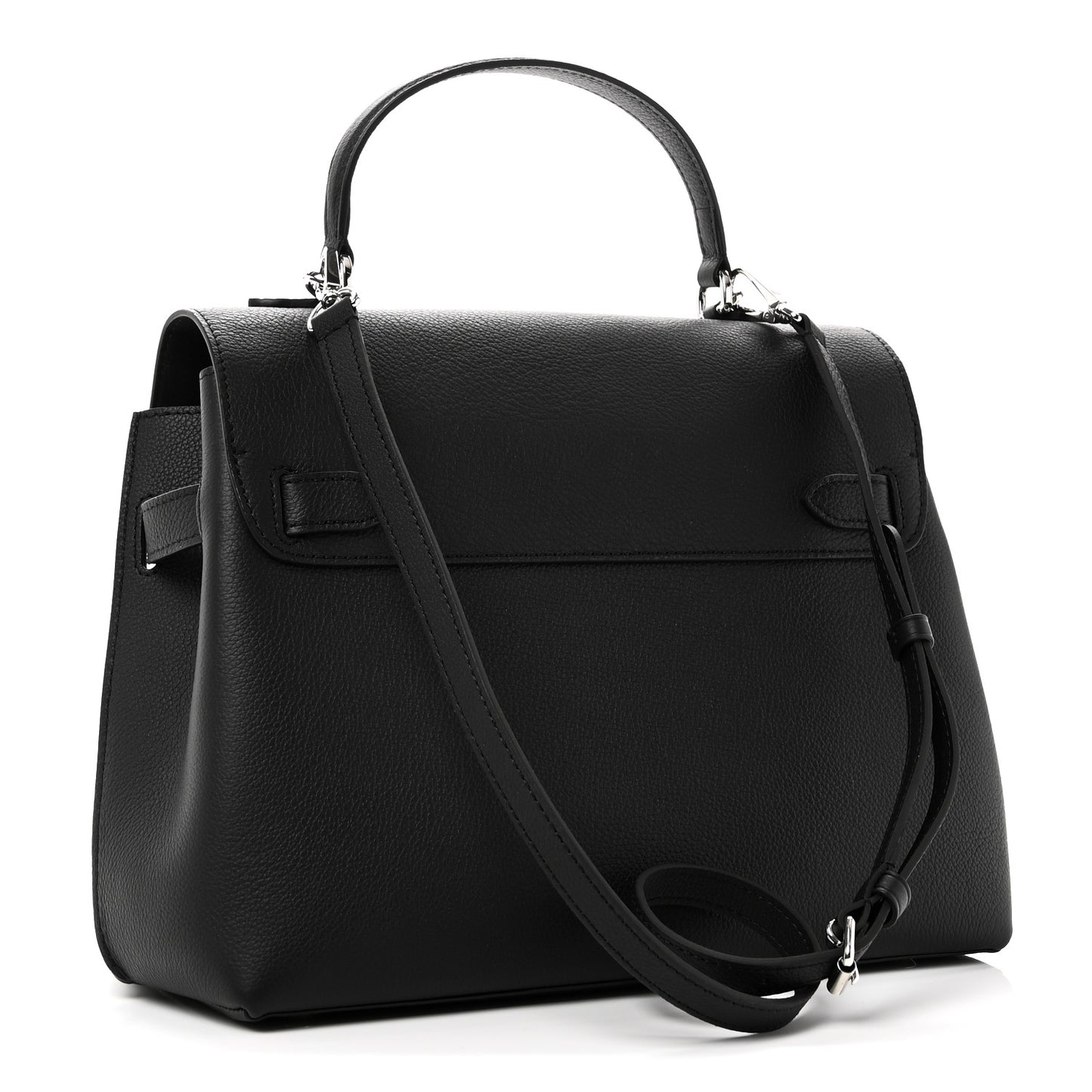 Soft Calfskin Lockme Ever MM Black