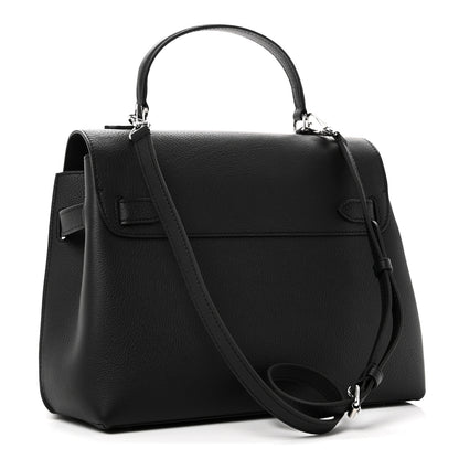 Louis Vuitton Soft Calfskin Lockme Ever MM Black 3 of 9