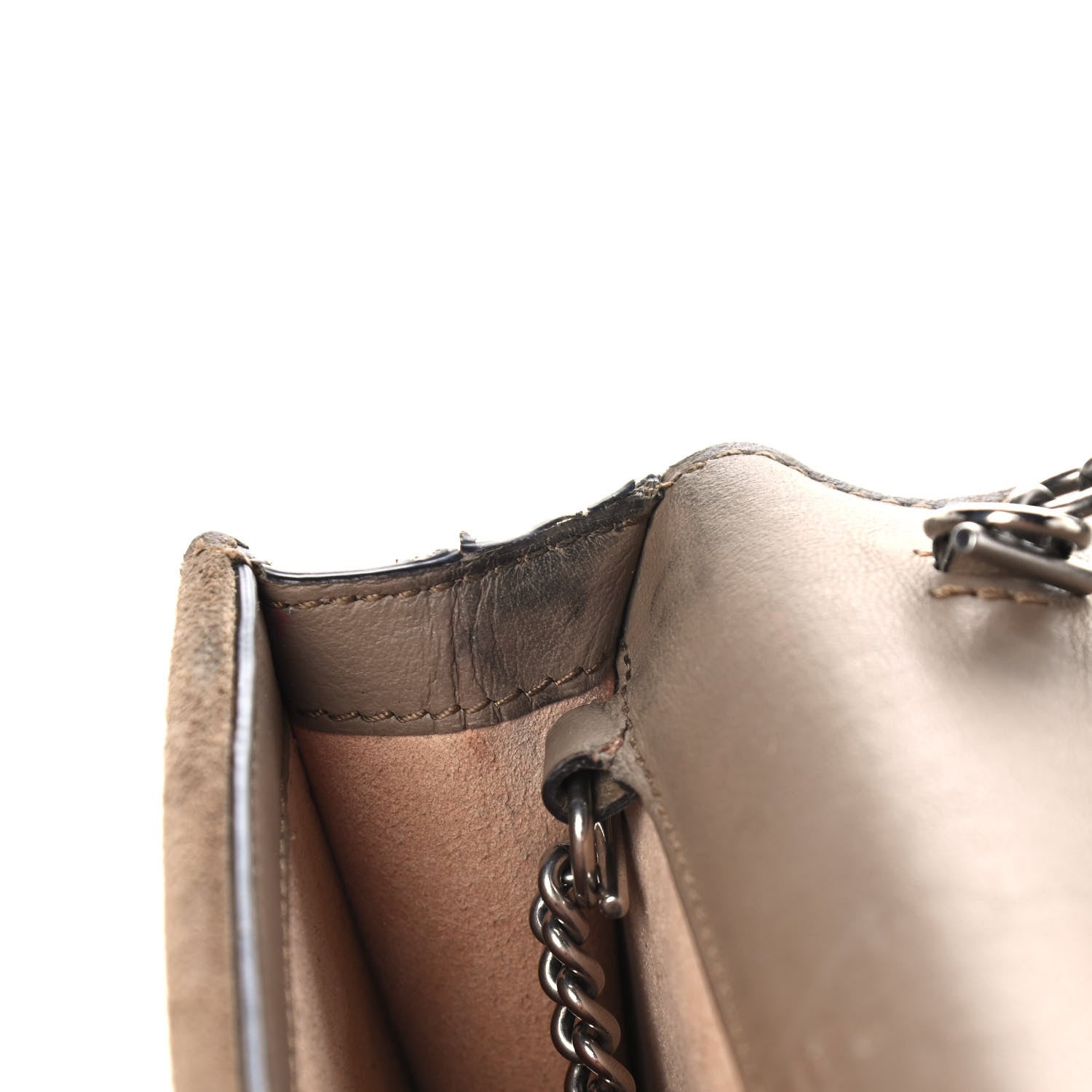 Gucci GG Supreme Monogram Super Mini Dionysus Shoulder Bag Taupe 9 of 15