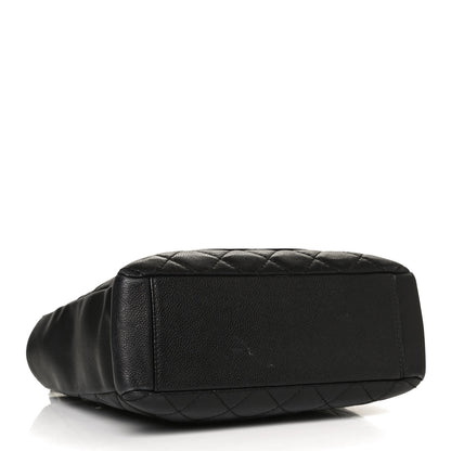 Chanel Caviar Quilted Petit Shopping Tote PST Black 3 of 9