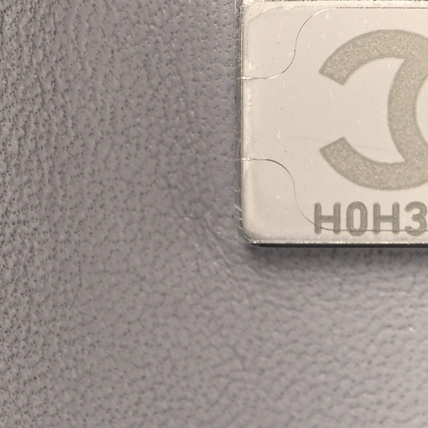 Chanel Lambskin Quilted Medium Double Flap Grey 7 of 12