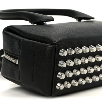 Alexander Wang Calfskin Small Roux Top Handle Bag Black 9 of 10