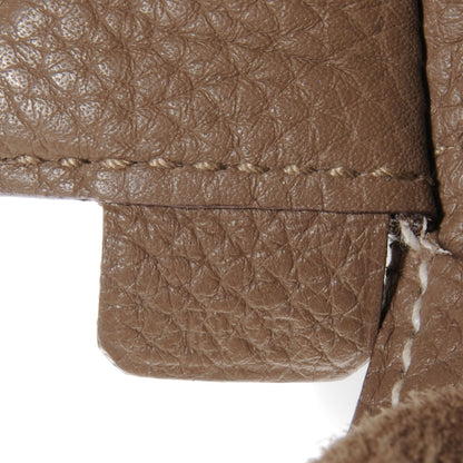 Hermes Taurillon Clemence Sac Goodnews PM Etoupe 7 of 7