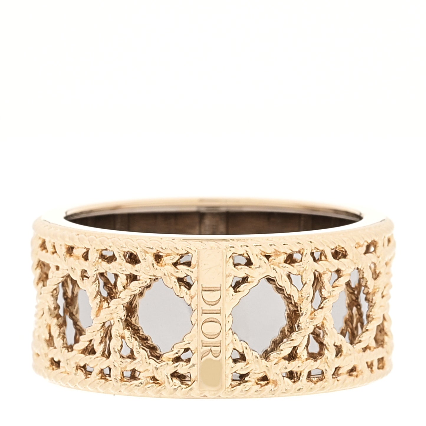 18K Yellow White Gold My Dior Ring 52 6