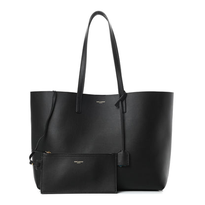 Saint Laurent Calfskin Large Shopping Tote Black 1 of 12
