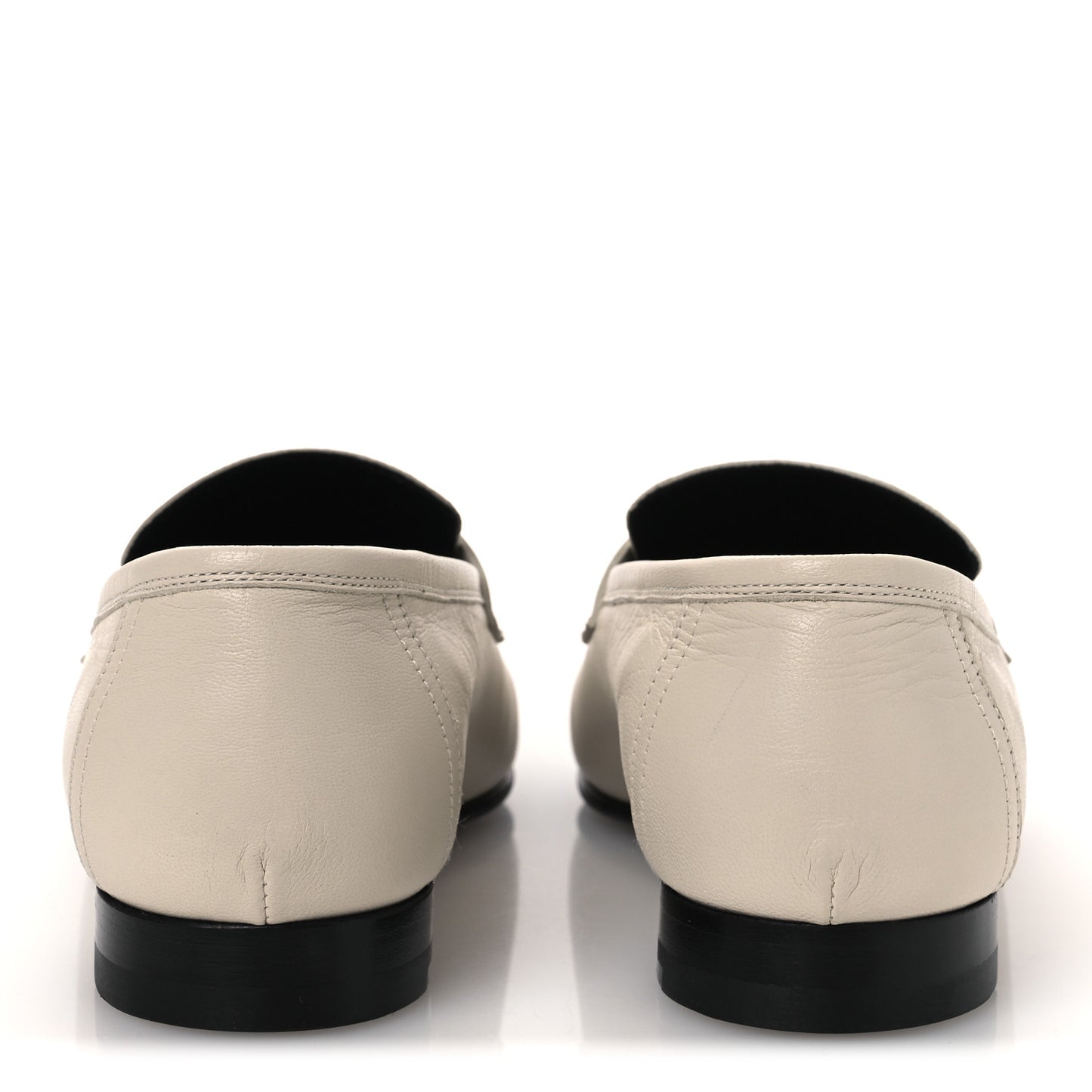 Goatskin Womens Paris Loafers 37 Beige Glaise