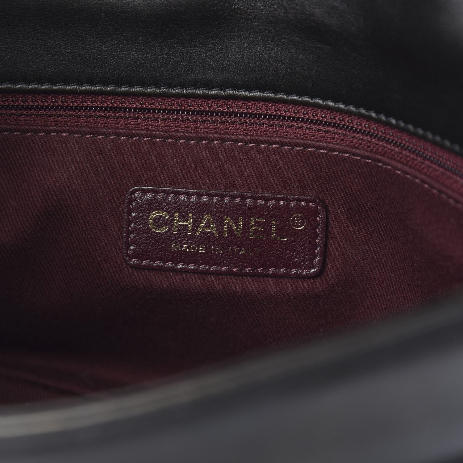 Chanel Metallic Calfskin Quilted Large Into The Fringe Flap Black 6 of 11