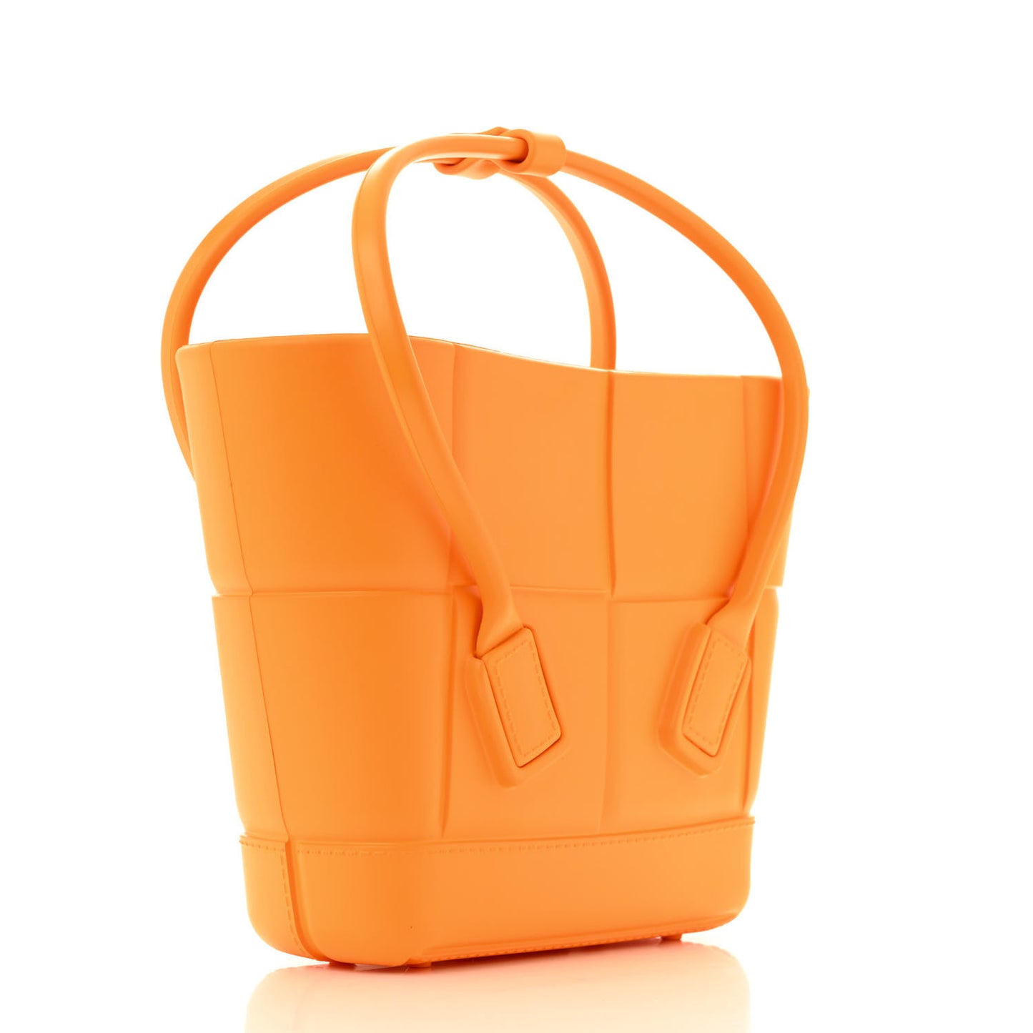 Rubber Maxi Intrecciato Mini Arco Tangerine