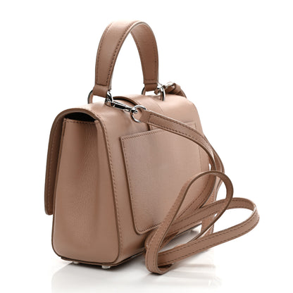 Jimmy Choo Calfskin Crystal Medium Cheri Top Handle Bag Powder Pink 3 of 8