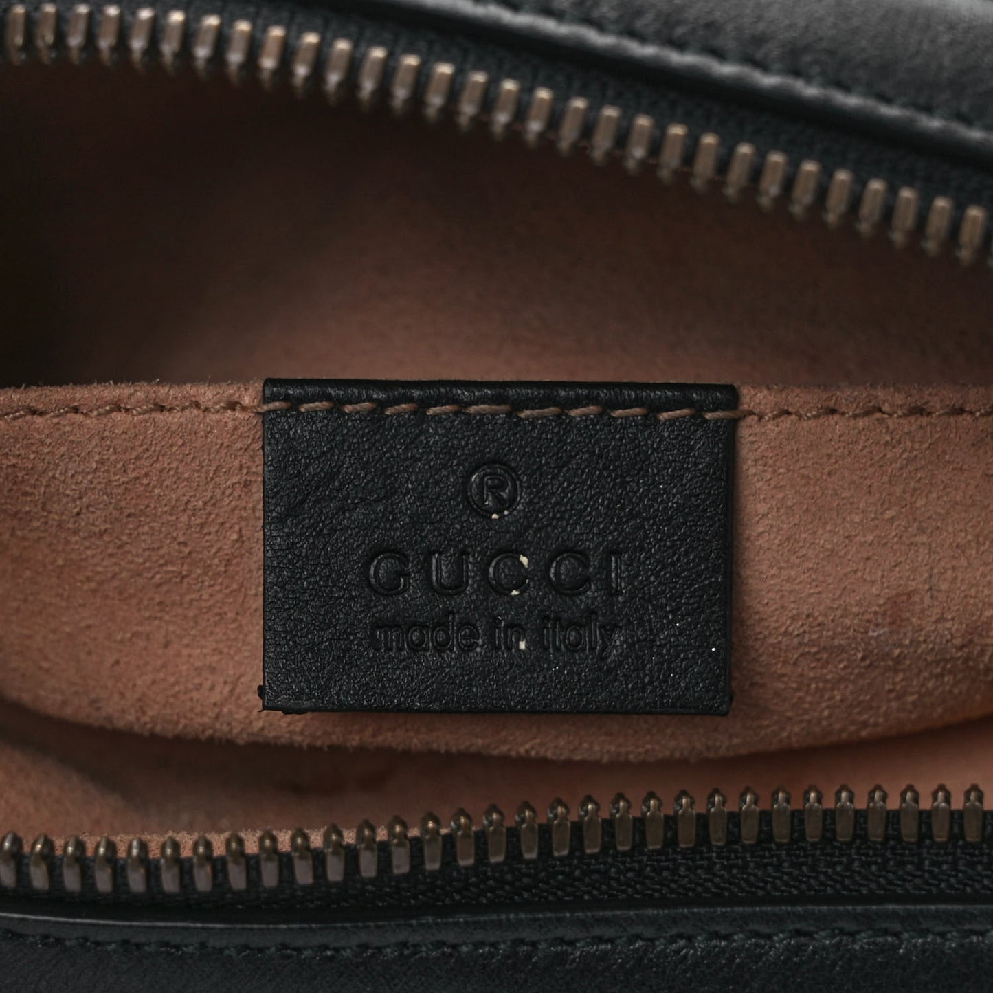 Calfskin Matelasse GG Marmont Belt Bag 85 34 Black