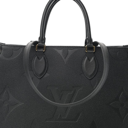 Louis Vuitton Empreinte Monogram Giant Onthego MM Black 7 of 13