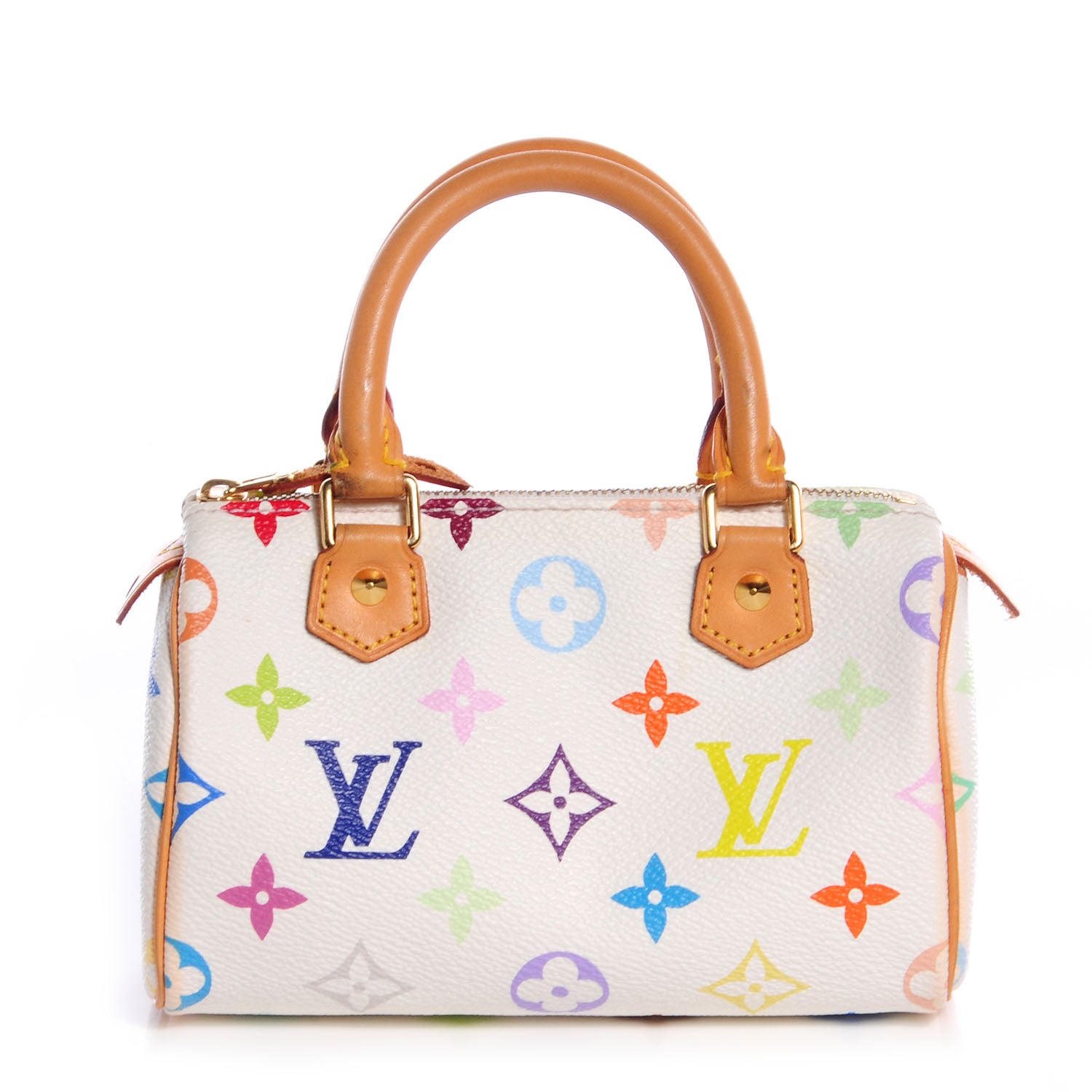 Louis Vuitton Monogram Multicolor Mini Sac HL Speedy White 1 of 7
