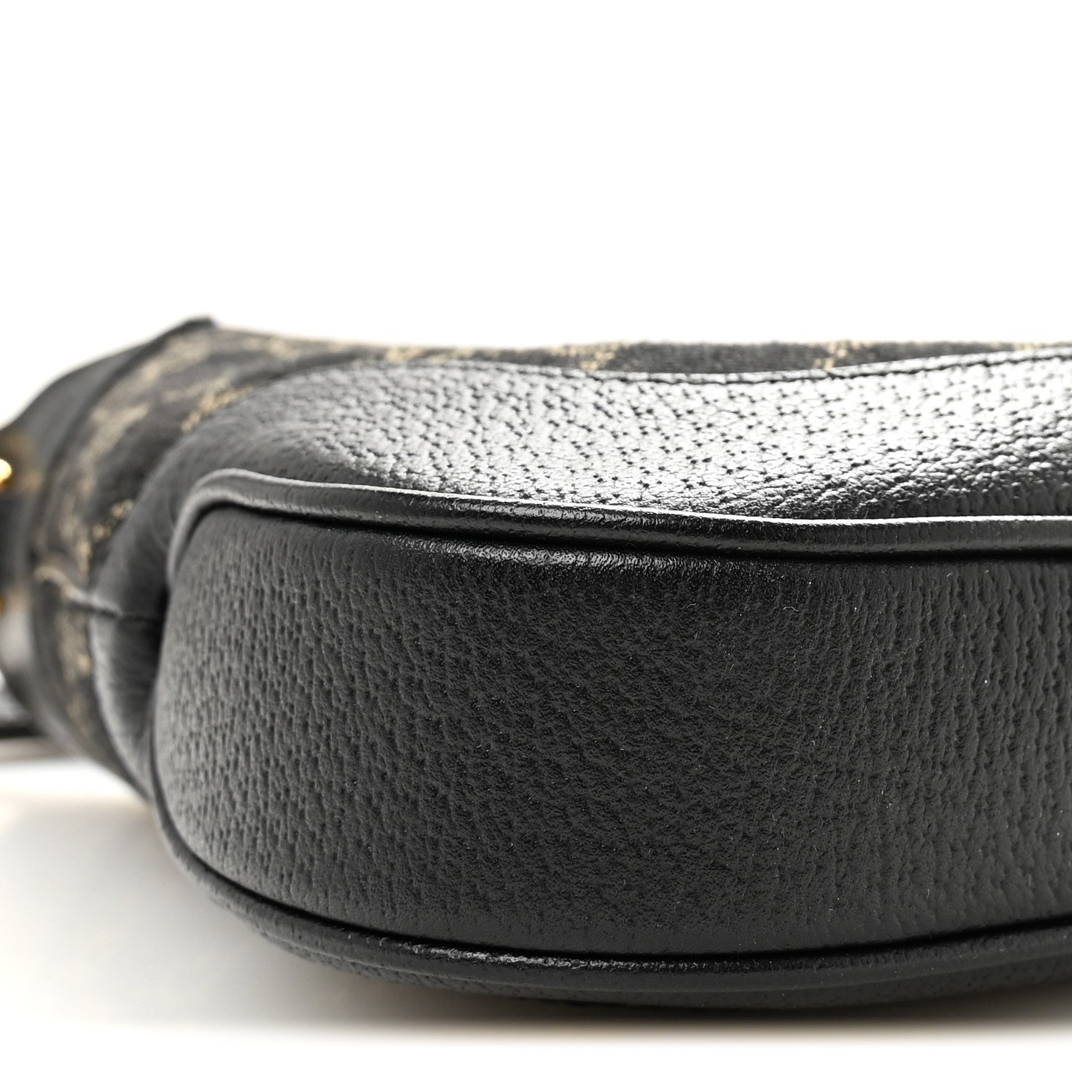 Gucci Jacquard Denim GG Monogram Small Jackie 1961 Hobo Black Ivory 9 of 10