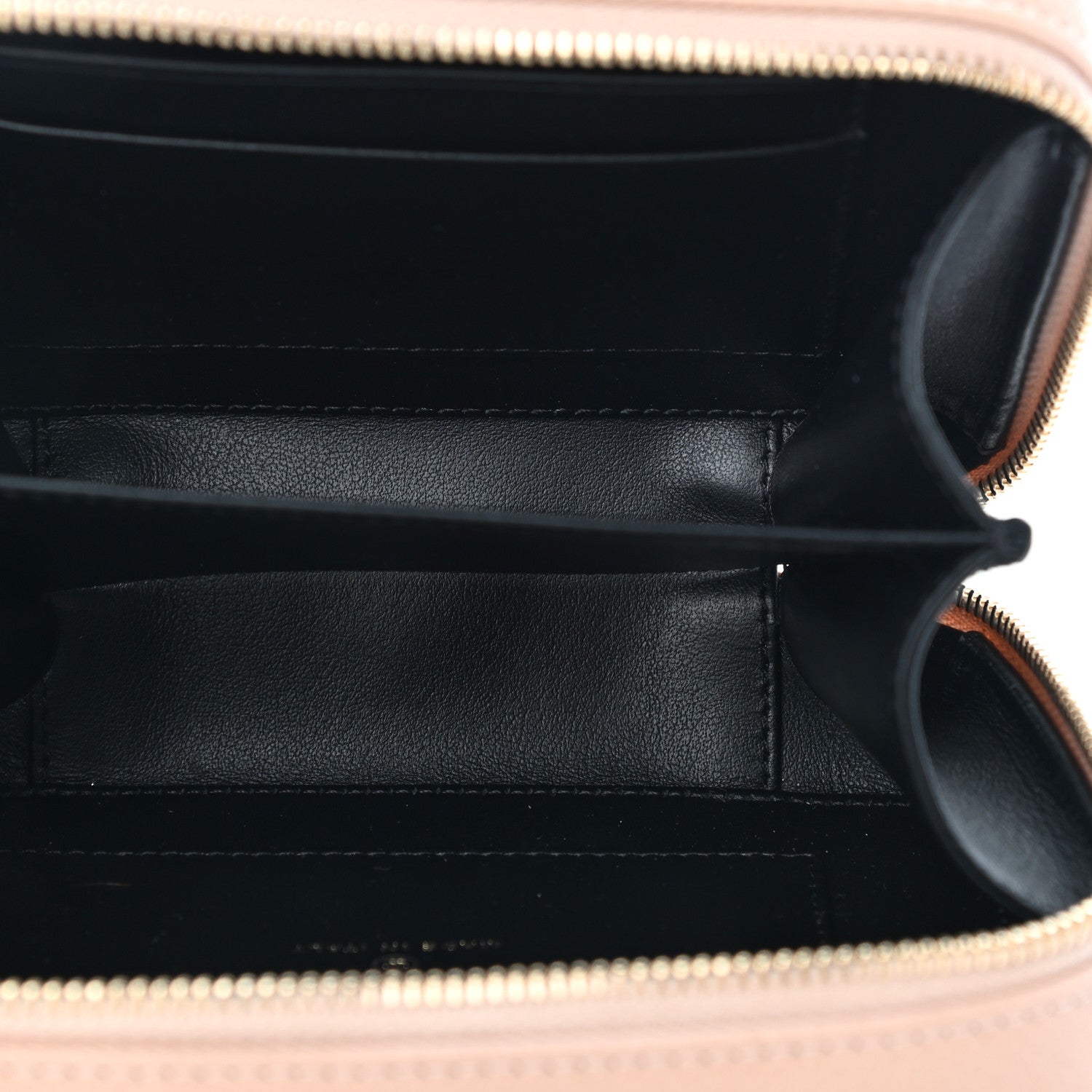 Chanel Caviar Quilted CC Filigree Vanity Clutch With Chain Beige Black 4 of 6