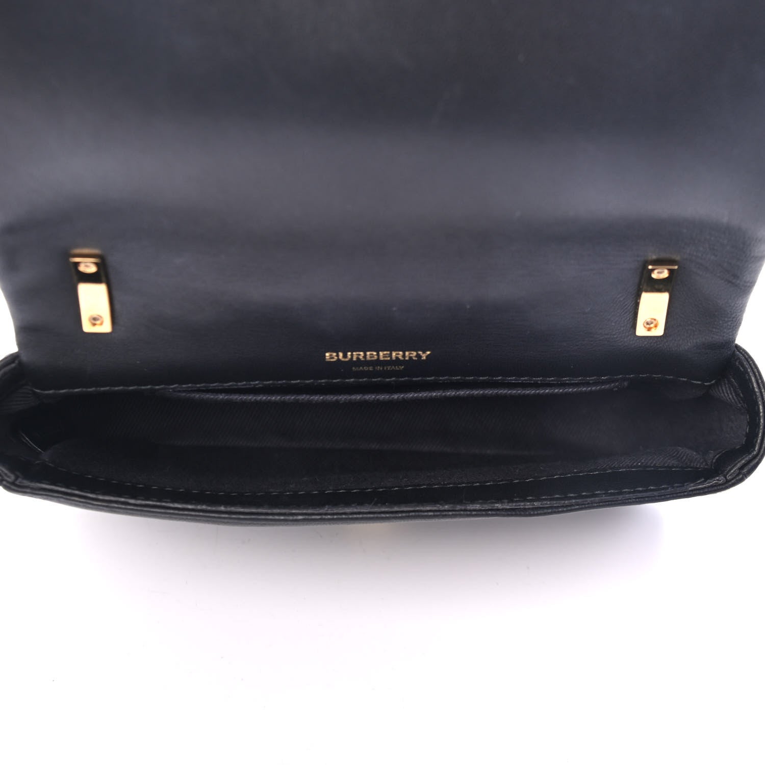 Burberry Grainy Calfskin Quilted Mini Lola Bag Black 4 of 4