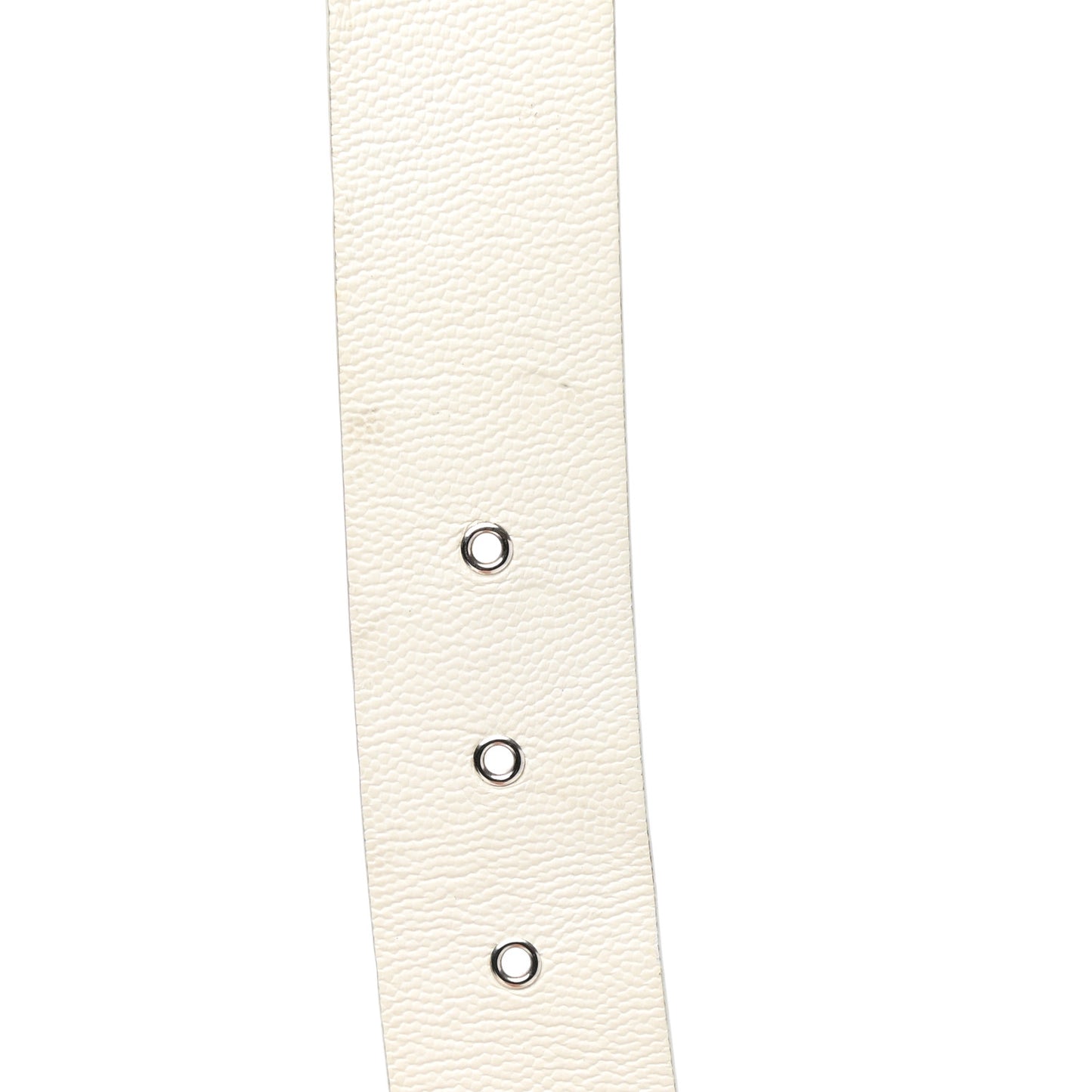Calfskin CC Reversible Belt 100 40 White Black