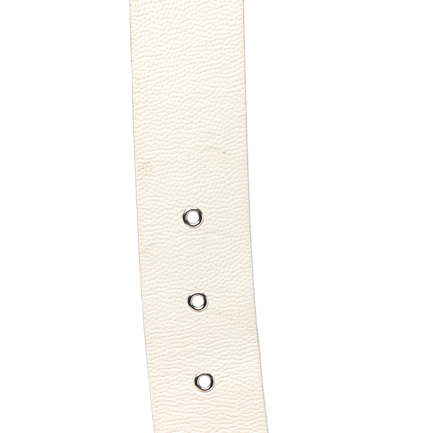 Chanel Calfskin CC Reversible Belt 100 40 White Black 7 of 8