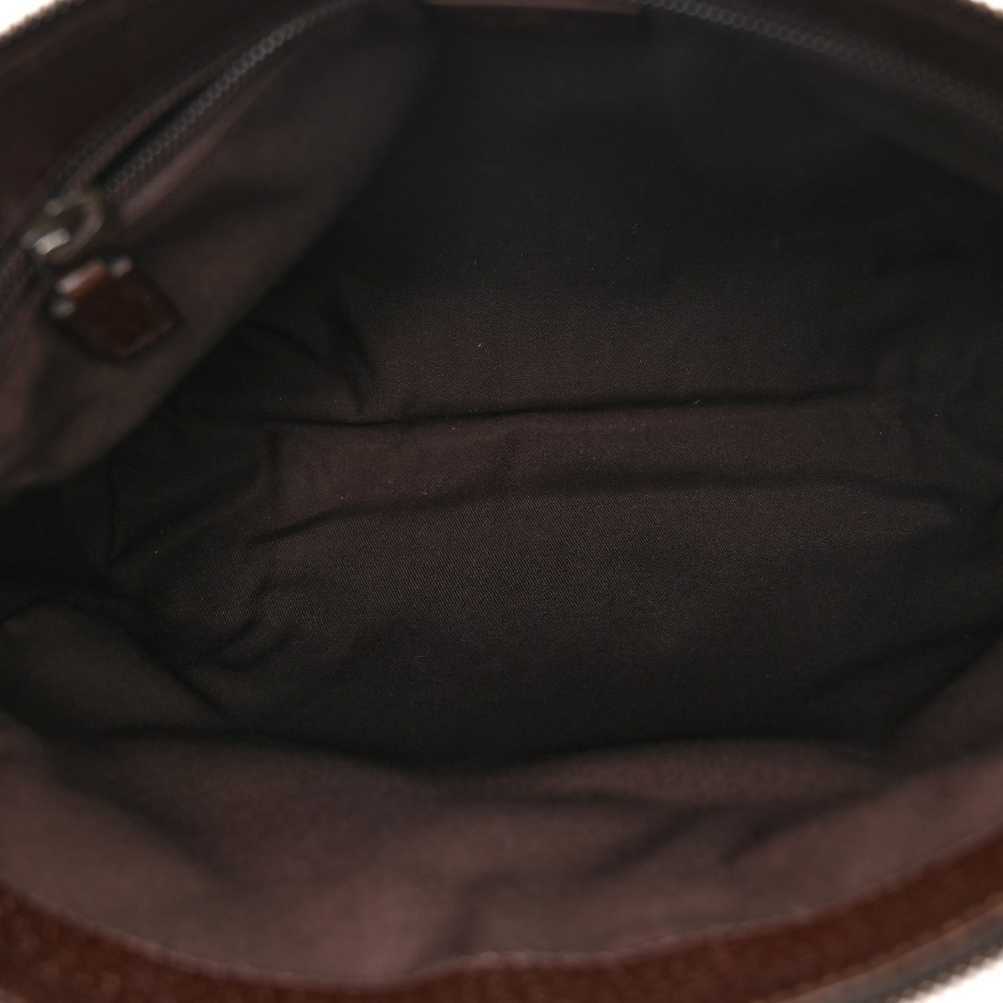 Monogram Joy Messenger Bag Dark Brown