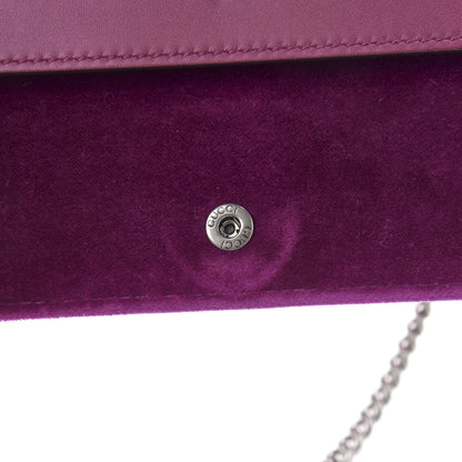 Gucci Velvet Super Mini Dionysus Shoulder Bag Fuchsia Violet Cyclamen 7 of 10