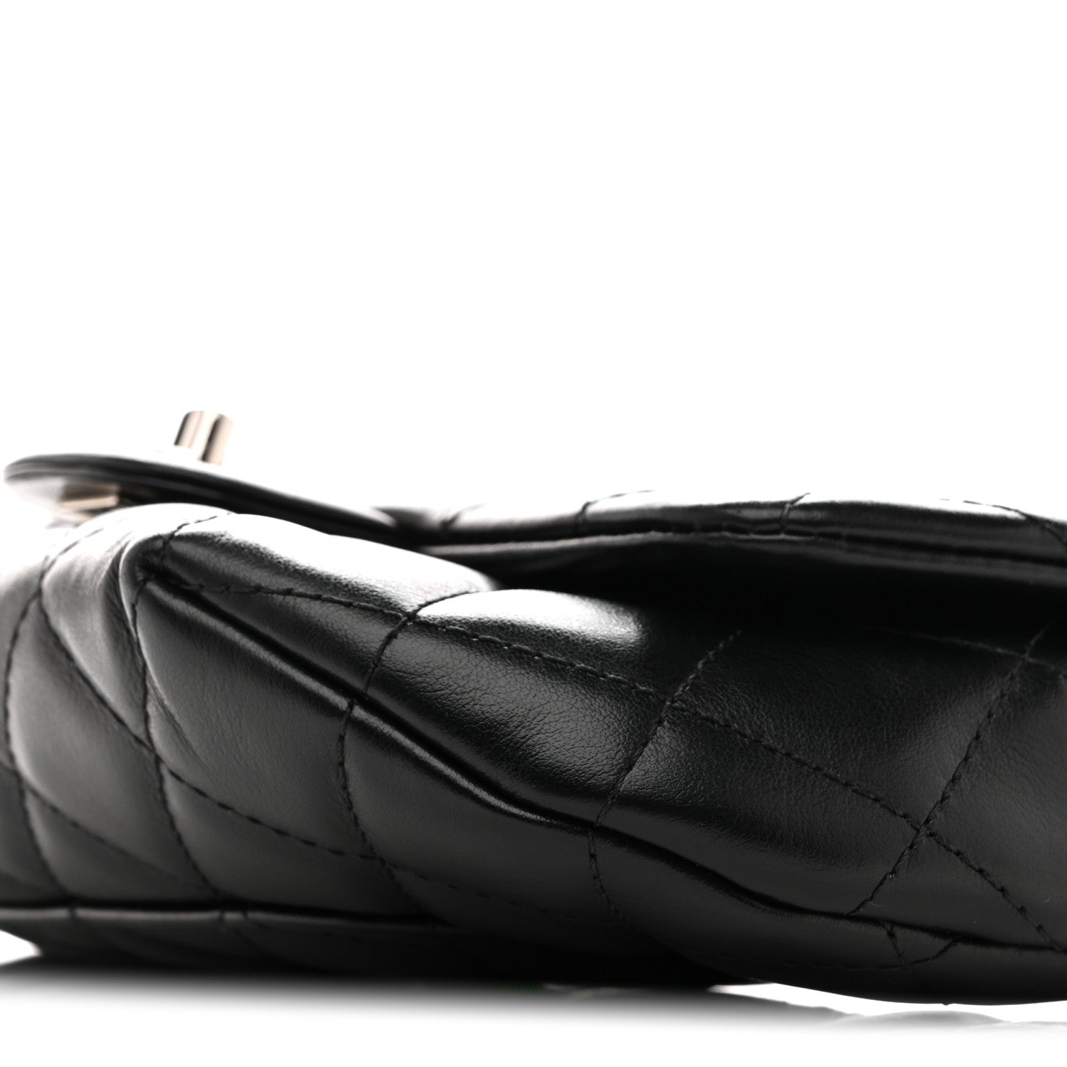 Chanel Calfskin Quilted CC Uniform Flap Belt Bag Black 11 of 15
