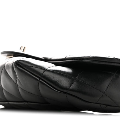 Chanel Calfskin Quilted CC Uniform Flap Belt Bag Black 11 of 15
