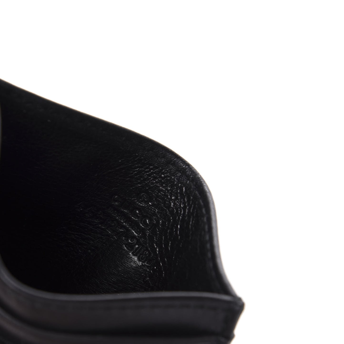 Calfskin Matelasse GG Marmont Card Holder Black