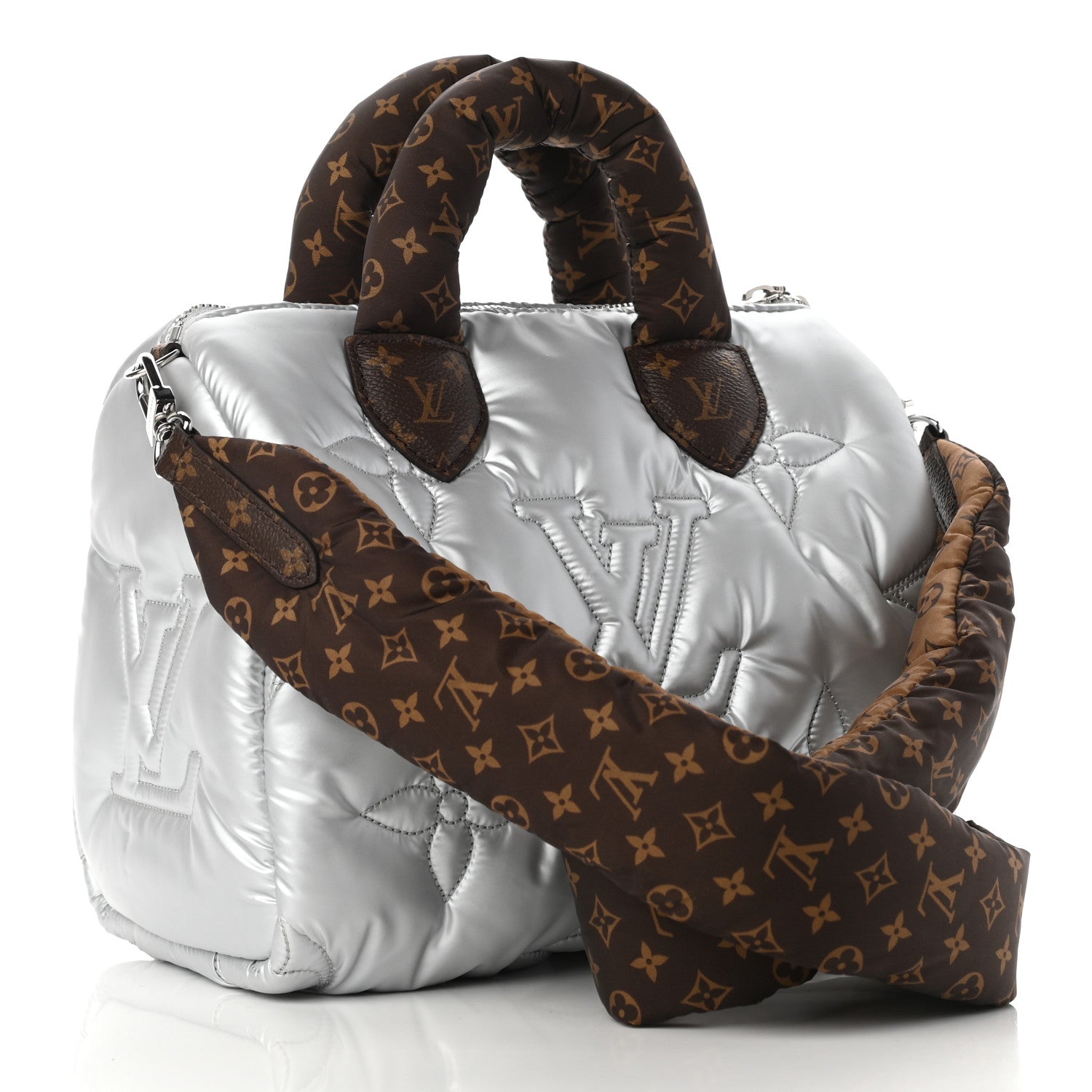 Louis Vuitton Econyl Mini Monogram Pillow Speedy Bandouliere 25 Silver 3 of 9