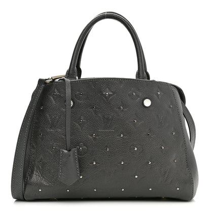 Louis Vuitton Empreinte Studded Montaigne BB Platine 1 of 10