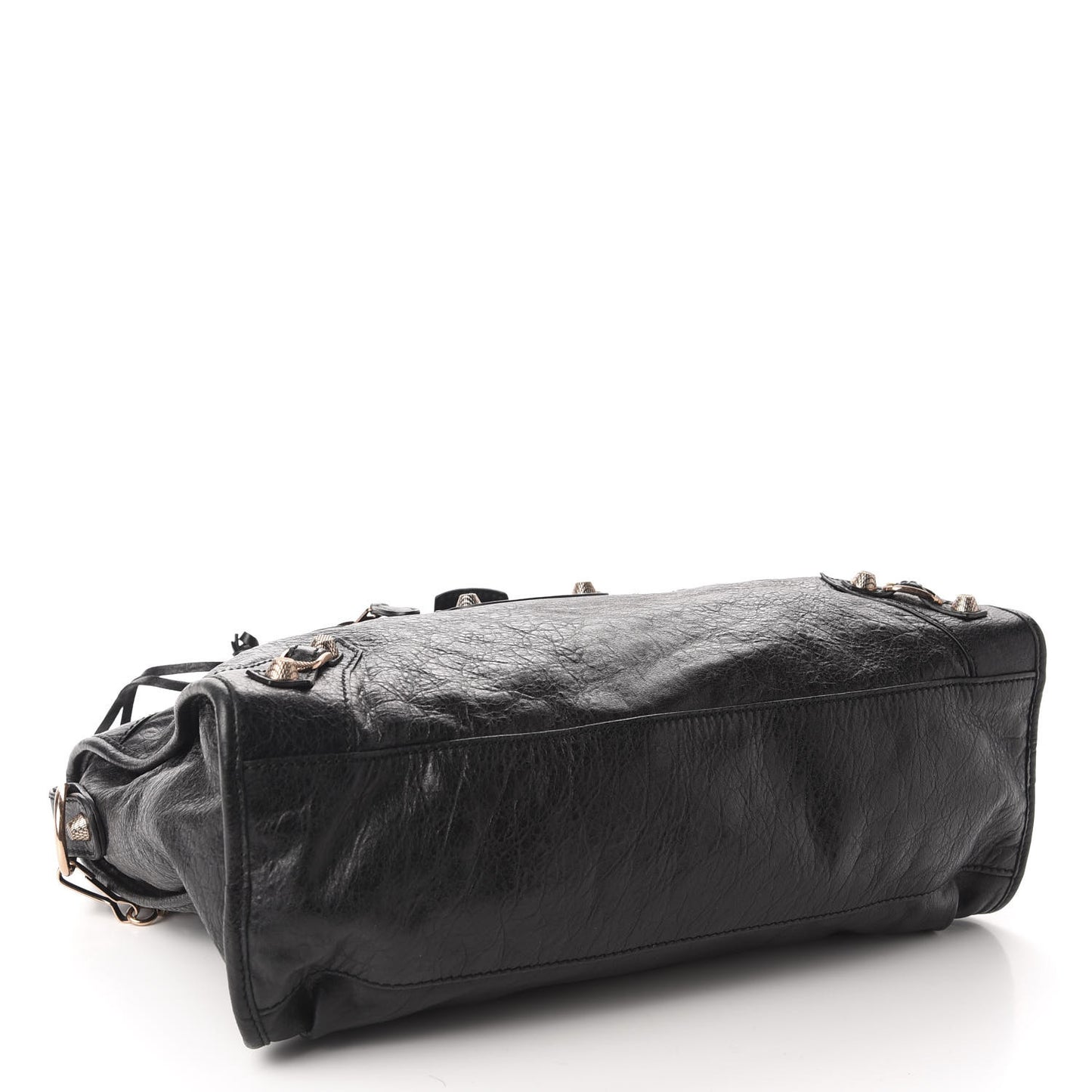 Agneau Giant 12 Rose Gold Hardware City Black