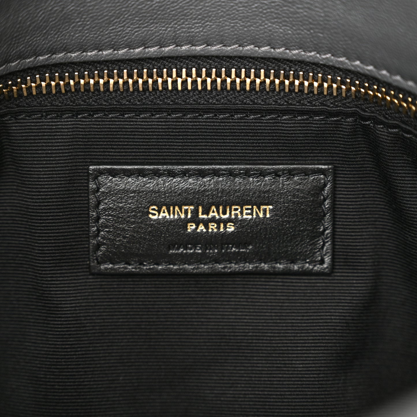 Lambskin Quilted Small Loulou Puffer Monogram Chain Satchel Storm