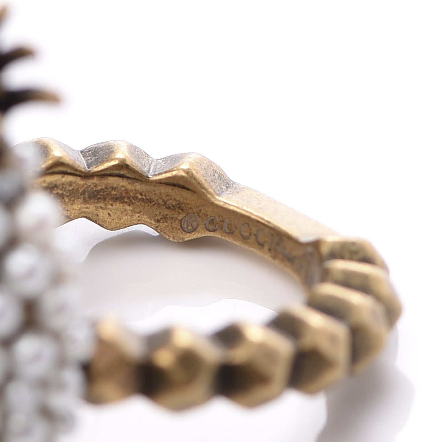 Pearl Pineapple Ring XS Cream