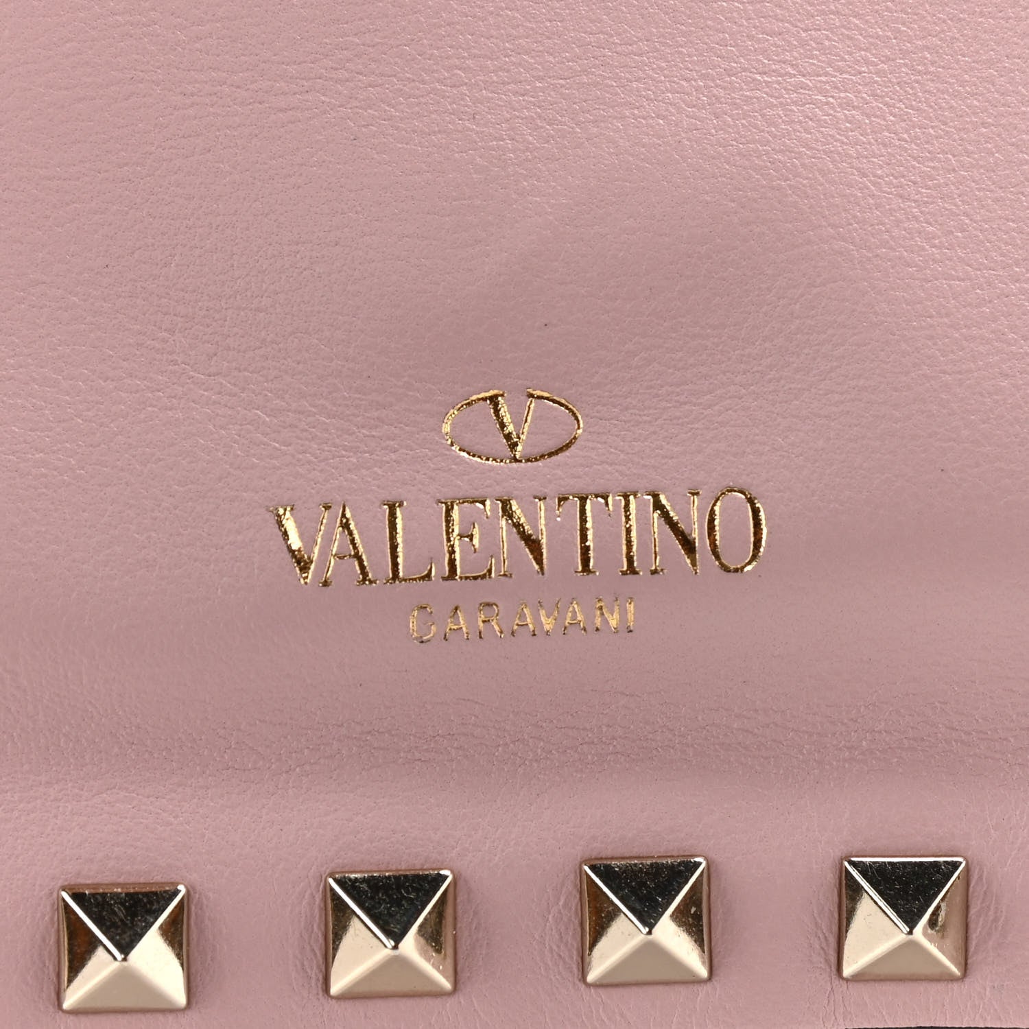Valentino Garavani Pebbled Calfskin Mini Rockstud Tote Water Rose 7 of 13