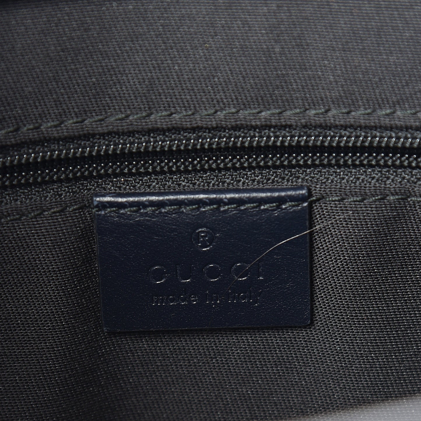 GG Supreme Monogram Web Flat Messenger Bag Navy