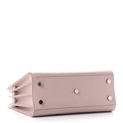 Saint Laurent Grained Calfskin Topstich Baby Sac De Jour Antique Rose 3 of 8
