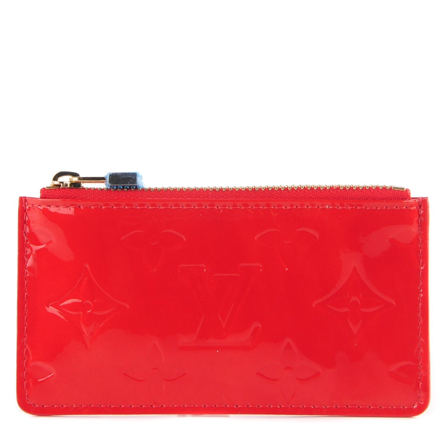 Louis Vuitton Vernis Key Pouch Rouge 1 of 7