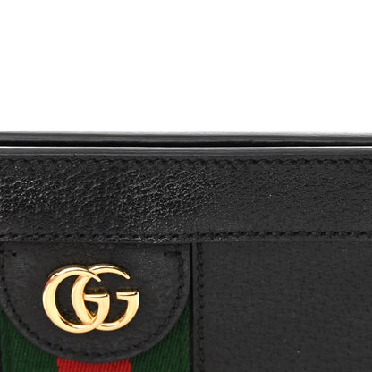 Gucci Calfskin GG Web Small Ophidia Chain Shoulder Bag Black 14 of 14
